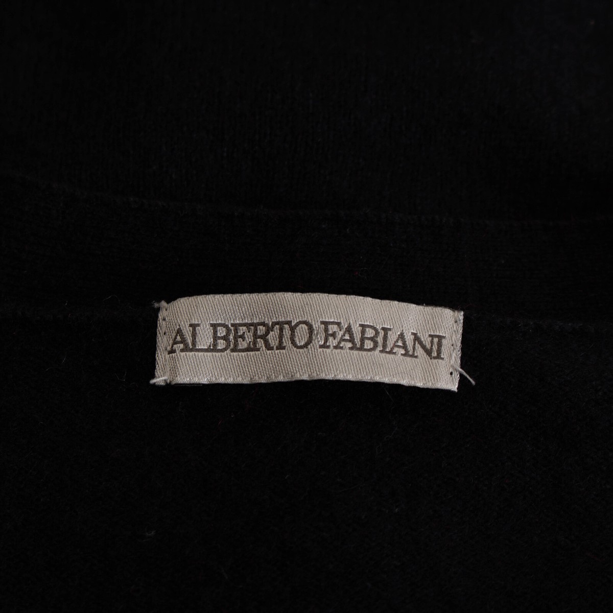 Cardigan Femme Alberto Fabiani Bleu Foncé En Soie Et Cachemire - Taille S - Occasion Très Bon état