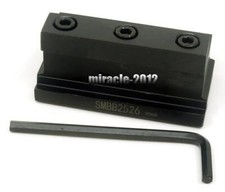 SMBB2526 Grooving Cut-Off Cutter 25mm Cut Off Blade Holder Base block For CNC