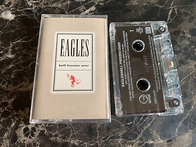 EAGLES - Get Over It / Get Over It (Live)- Cassette Tape Single (1