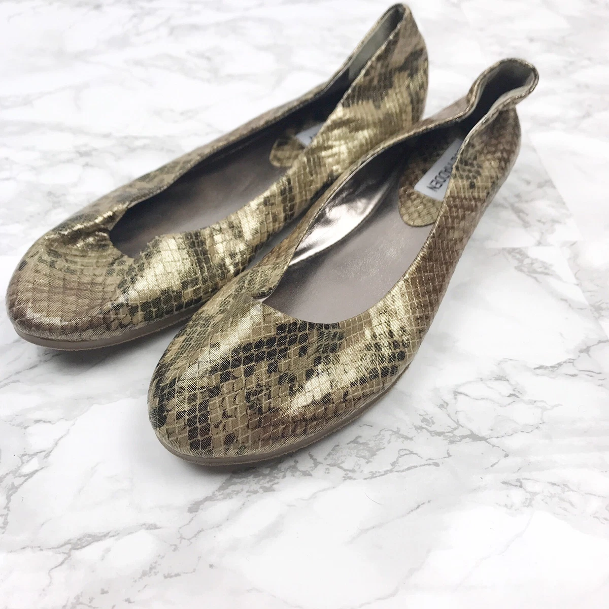 Steve madden store snake flats
