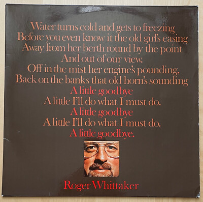 Roger Whittaker - Album A little goodbye - Vinyl LP Schallplatte 12 Songs 1976
