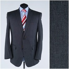 Blazer uomo ZARA 42R taglia UK grigio viscosa cappotto sportivo giacca di design