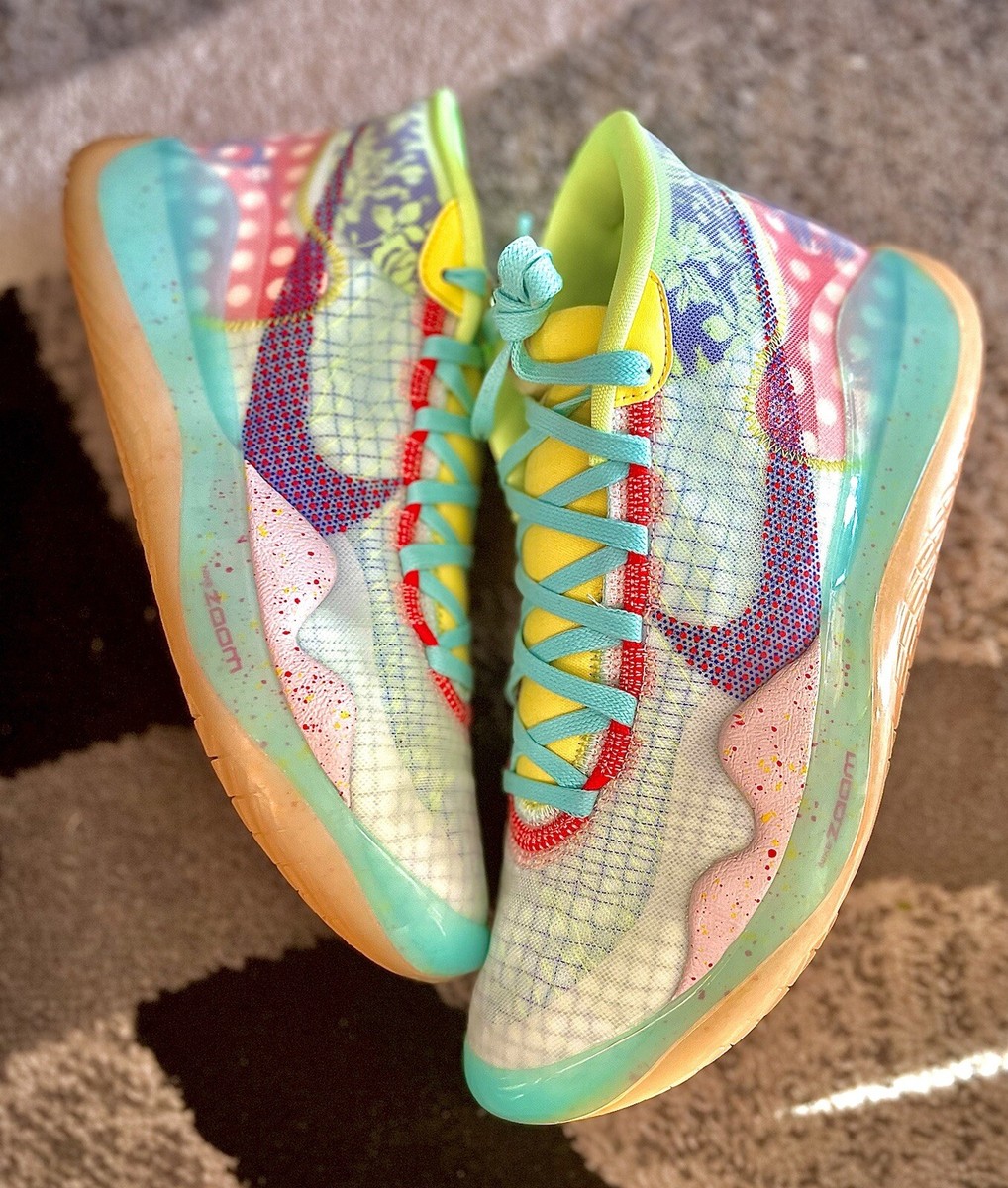 Size 9.5 - Nike Zoom KD 12 EYBL Peach Jam for sale online | eBay