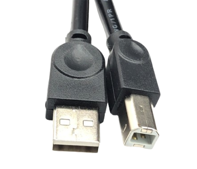 Cavo USB Per Stampante 2,7 Metri - Compatibile Con HP Smart Tank Plus 555, 570, 655 - Connettore USB A A USB B