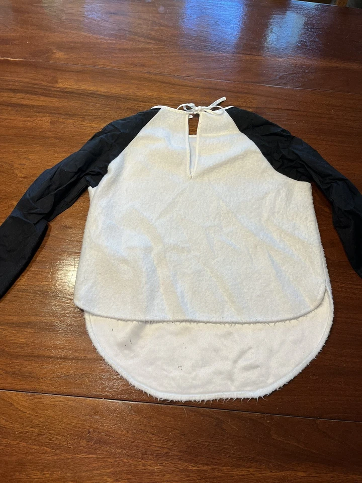 Disfraz de gato negro para niños Halloween probablemente hecho a mano cola larga Foto 4 de 4