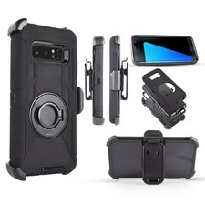For Samsung Galaxy Note 8 Shockproof Hybrid Heavy Duty Case Belt Clip Holster