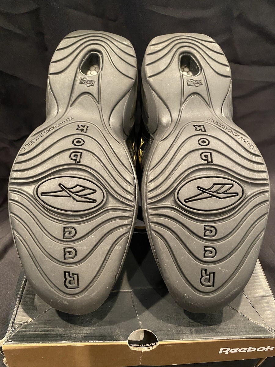 Reebok Question Mid Iverson New Years Eve 2012 Black Gold Mens