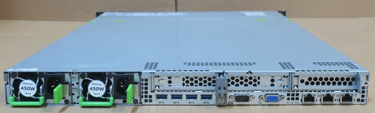 Fujitsu Primergy RX1330 M3 4C E3-1270v6 32GB Ram 2.16TB 4-Bay