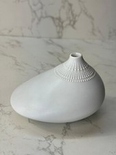 Rosenthal Studio Linie Tapio Wirkkala Pollo 70's White Matte Porcelain Bud Vase