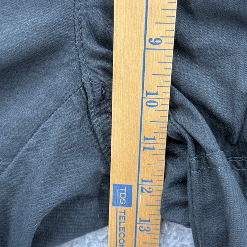 Banana Republic Womens 12 Black Crop Mid Rise Cargo Outdoor Hiking Pants Gorp - Picture 4 of 8