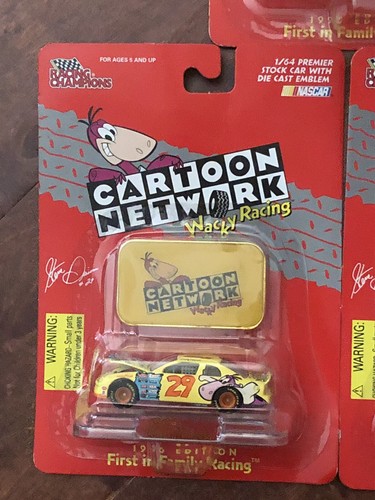 Racing Champions Cartoon Network NASCAR Flintstones - Complete Set of 5 - NEW - Picture 4 of 8