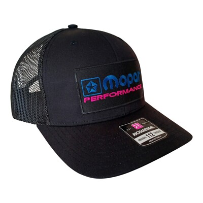 Mopar Performance Patch Hat Richardson 112 Trucker Adjustable Free Ship DODGE