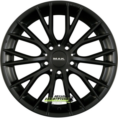 Mak München matt black 8x18 ET43 - LK5/120 ML72.6 Felge Alu