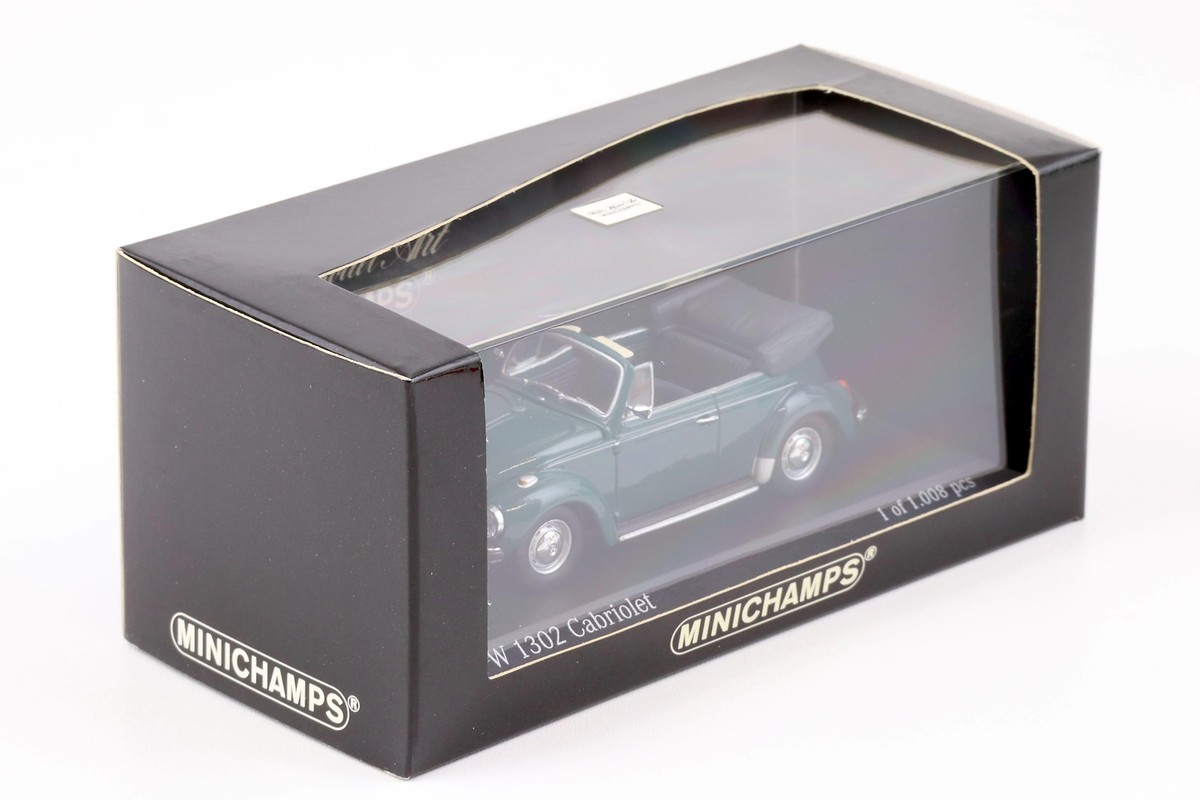 MINICHAMPS VW 1302 1970 黒 ミニカー 1/43 Minichamps Vw 1302 1970 Black Minicar 1/43 | eBay