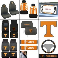 New Ncaa Tennessee Volunteers Car Truck Floor Mats Seat Covers Emblem