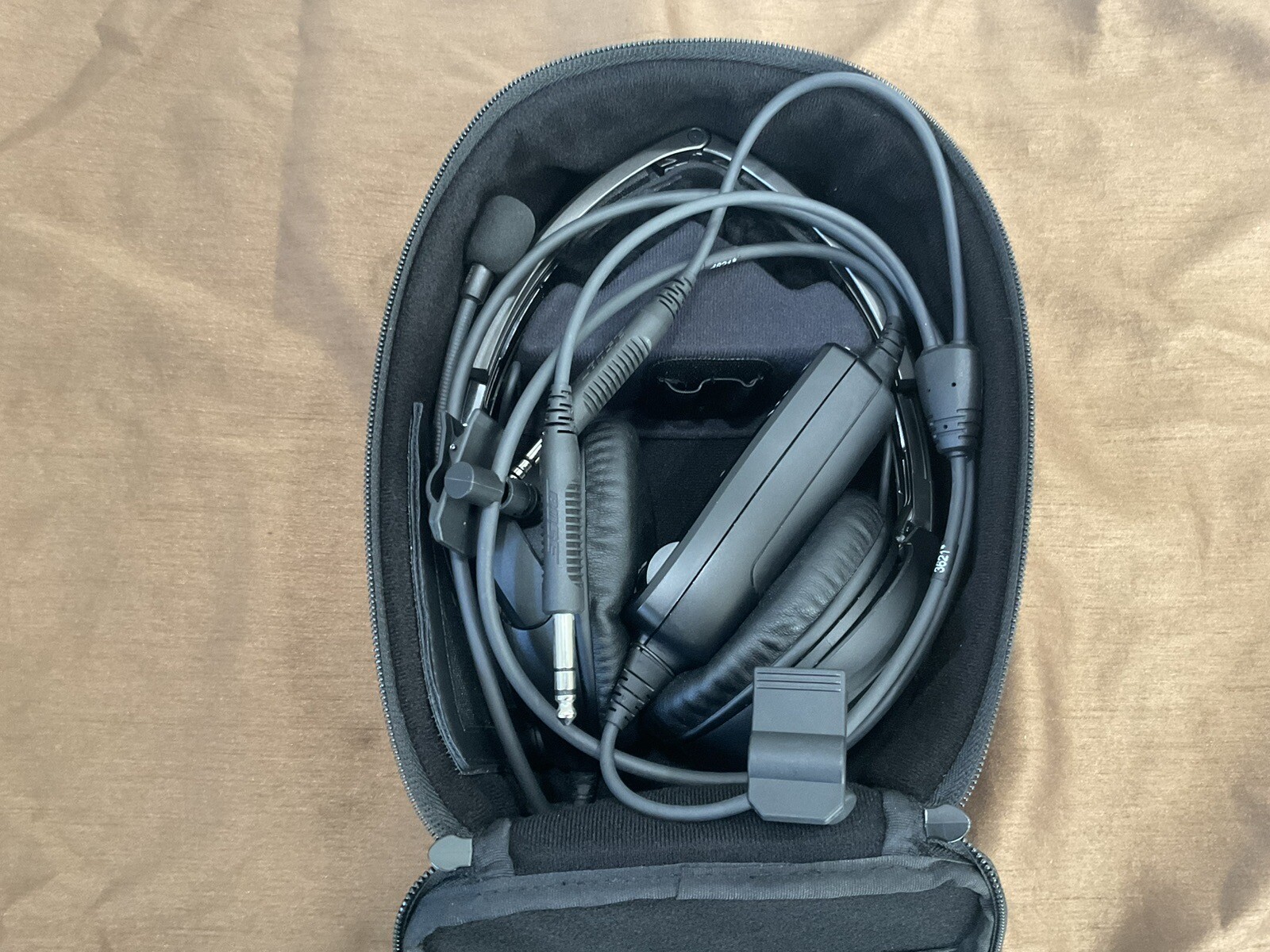 Bose A20 Aviation Headset with Bluetooth Dual Plug Cable Black eBay