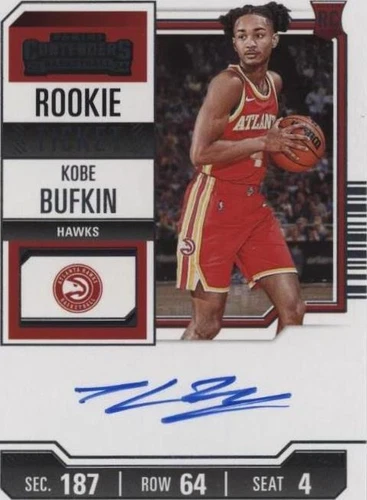 2023-24 Panini Contenders - Kobe Bufkin #140