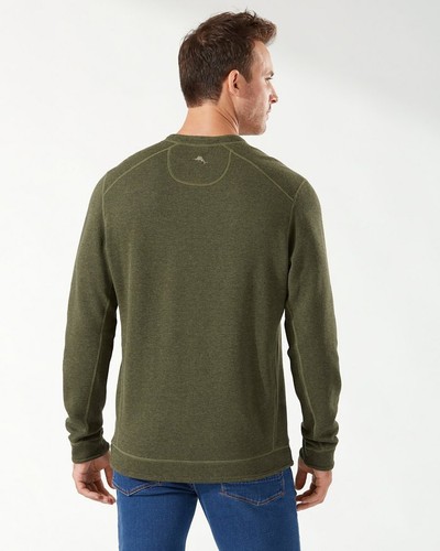 $99.50 Tommy Bahama Men's, Reversible FlipShore Abaco Pullover, Olive/Gray, XXL - 第 5/7 張圖片
