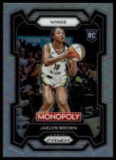 2024 Panini Prizm Monopoly WNBA Jaelyn Brown Silver Prizm #15