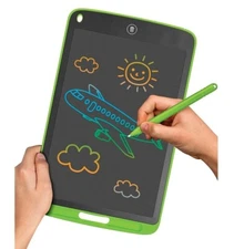 LCD Writing Tablet Doodle Board, Green 10.5 Inch Colorful Digital Drawing Pad
