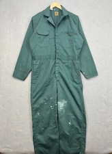 Big Ben Wrangler Men's Work Coveralls Carpenter Mechanic Jumpsuit Sz 40 Paint