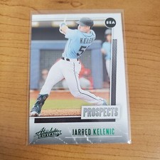 (2 Card Lot) 2021 Absolute Baseball JARRED KELENIC #P-4 Green & Base Prospects