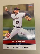 Erik Goeddel Card 2018 Tacoma Rainiers Team Card
