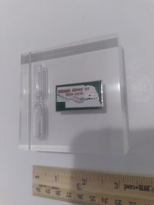Vintage Egg Timer 3 Minute Columbus Nebraska Nebr Neb Ne Becher Curry Co. Lucite