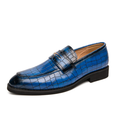 Mens British Formal Dress Oxford Shiny Pointy Toe Wedding Party Pu Leather Shoes