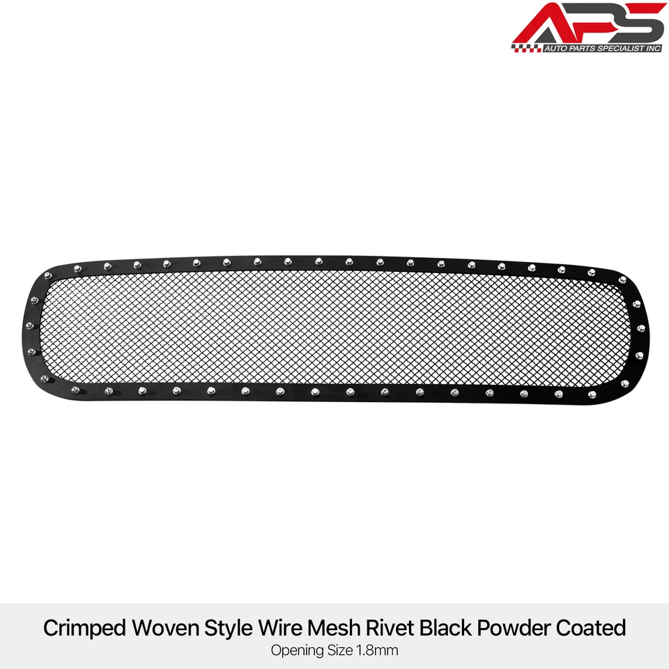 Se adapta a GMC Yukon/Denali 2001-2006 Sierra Denali 2002-2006 rejilla de remache de acero inoxidable Foto 3 de 4