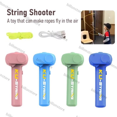 Lasso String Shooter Loop Handheld Zip Rope Launcher Propeller Geschenke NEU