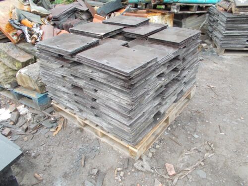 Welsh slates , reclaimed 18 inch by 12 inch welsh slates 18"x12" - Picture 3 of 6