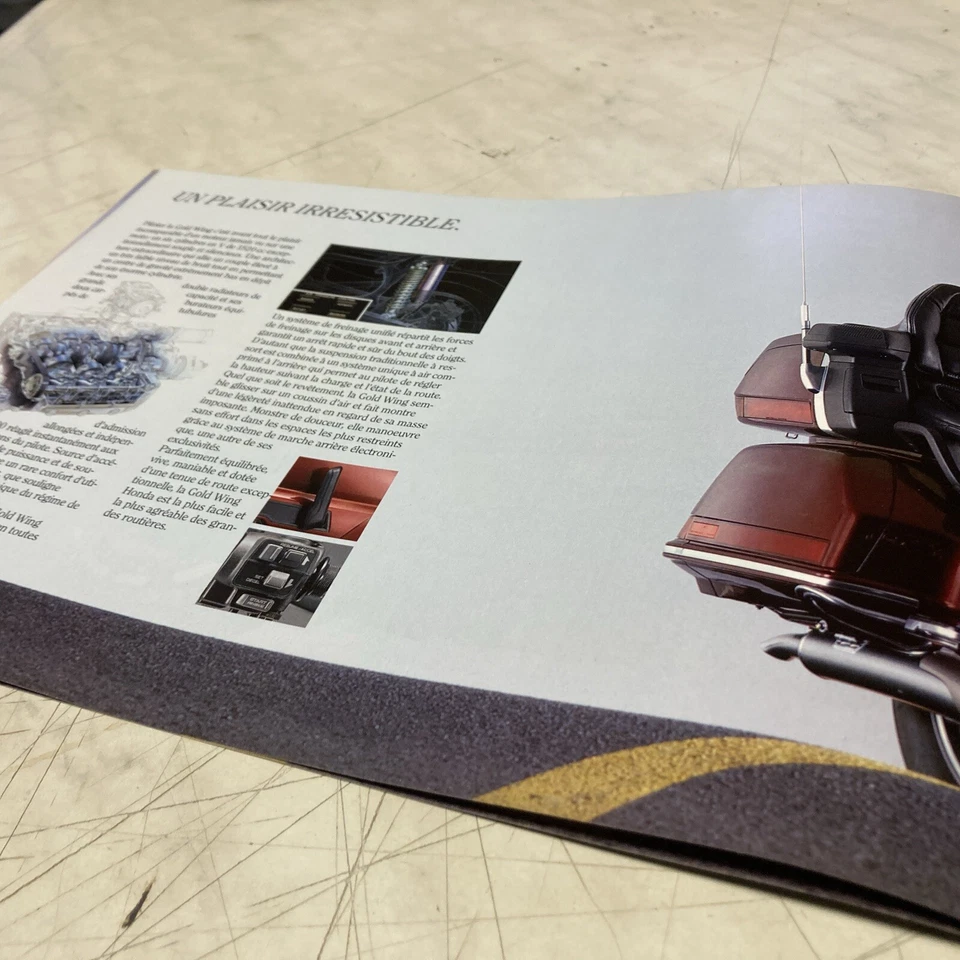 Honda GL1500 Goldwing Gl 1500 Catálogo Folleto Catálogo Volantes - Imagen 4 de 4