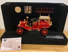SIGNATURE 1.18 MODEL T (1914) FORD FIRE ENGINE /24 CAROT GOLD PLATED COIN & CERT