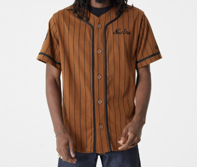 New Era  - T-Shirt Gr M Neu Shirt Pinstripe Jersey