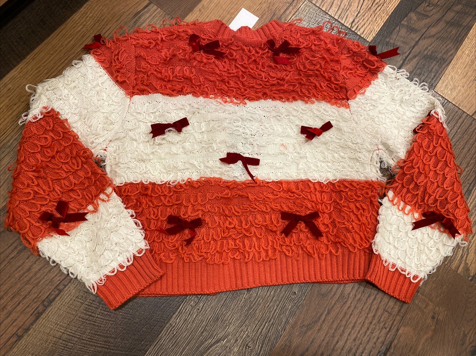 Bows & Stripes Sweater