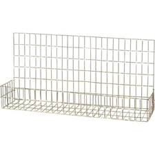 NEW!~Primitive Rectangle Metal Wire Wall Pocket-Farmhouse~Country/Distressed