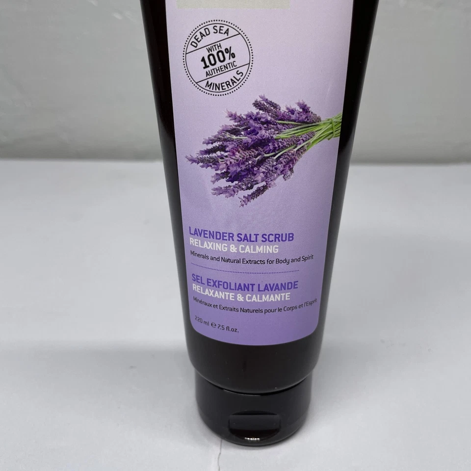 AHAVA Dead Sea Essentials Lavender Salt Scrub Relaxing Calming 7.5 oz Skin Care - Image 3 of 4