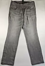 Jag Jeans High Rise Skinny. Women's Size 12P. Pull On Jeans. Gray Stretch Denim.