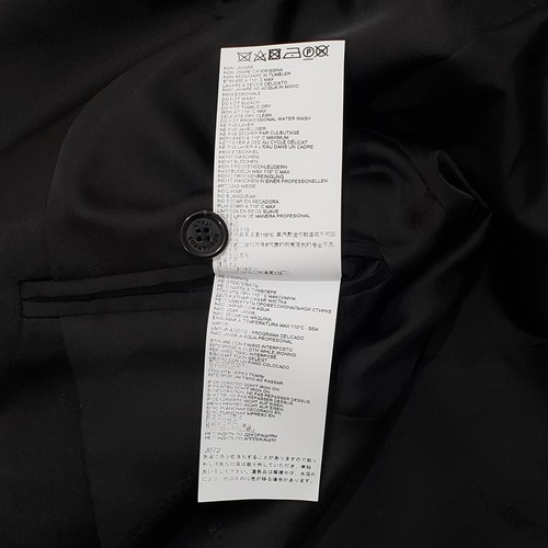 DSQUARED2 S20 1500$ Cotton Denim Tuxedo Tokyo Blazer Peak Silk Satin Trim i50-48 - Picture 14 of 15