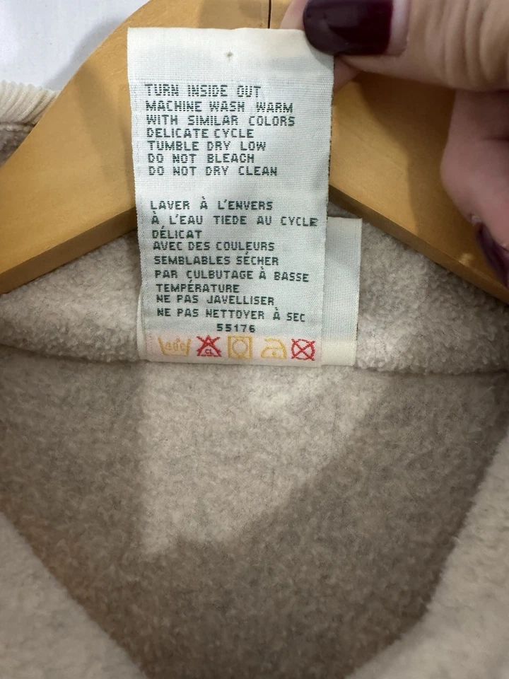 Chaqueta polar Northern Reflections de colección para mujer talla S escena de la naturaleza en la espalda abrigo Foto 4 de 4