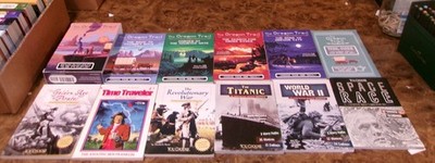 9 Historical Choose Your Own Adventure Books Oregon Trail Box Set, Pirates+ Lot