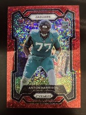 ANTON HARRISON 2023 PANINI PRIZM ROOKIE RED SPARKLE SP JAGUARS RC