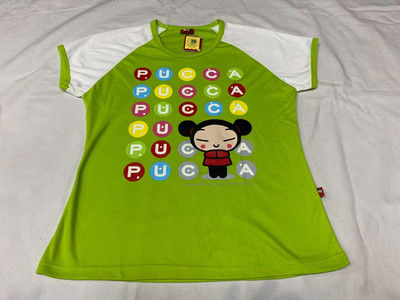 PUCCA FUNNY LOVE LADIES TOP LiME GREEN RARE JAPANESE