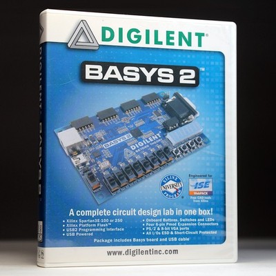 Digilent Basys 2 Complete Digital Circuit Design Lab Zilinx Spartan3E-100