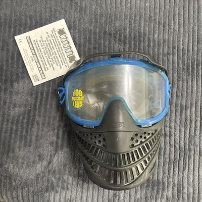 JT Proflex Paint Ball Mask Goggles  - Blue Black New