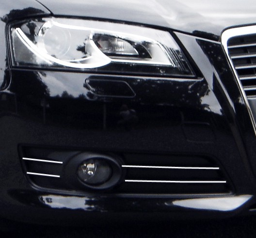Baguette d'antibrouillard chromée pour Audi A3 2008-2012 en ABS antichoc haute brillance