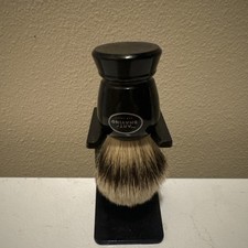 Vintage The Art Of Shaving Pure Badger Shave Brush with stand. Lightly used