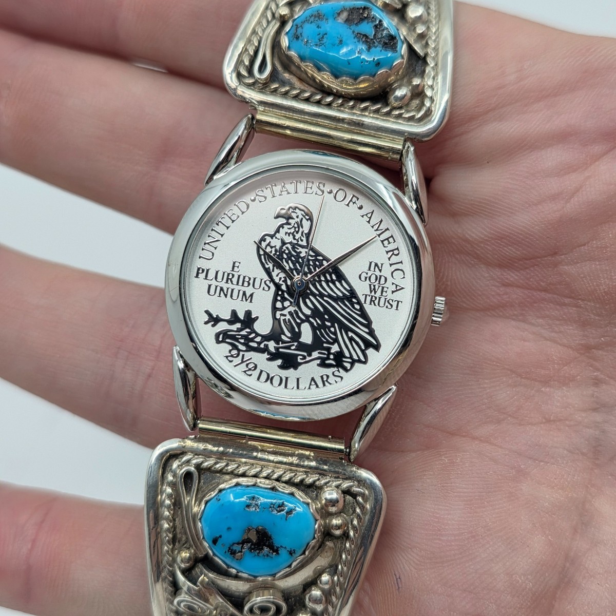 Justin Morris Navajo Sterling Silver Native American Turquoise