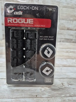 ODI Rogue PWC Lock-On Grips No Flange Black L31RGB-S